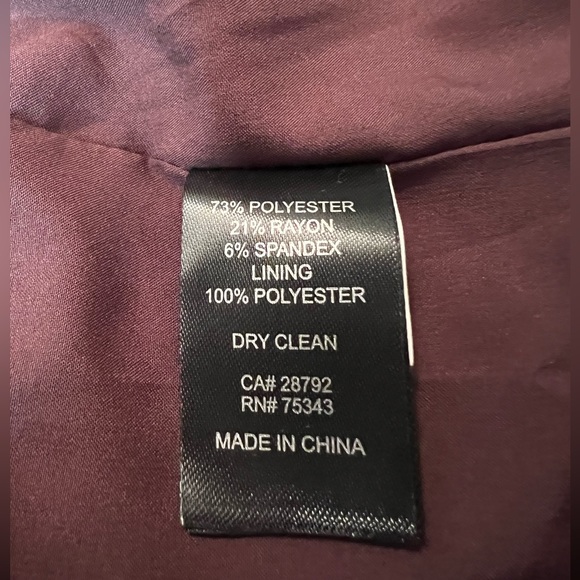 NWT Rachel Zoe Purple Sleeveless Blazer - Picture 6 of 6